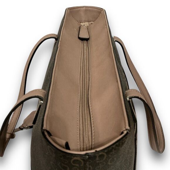 Y2K Vintage Signature Guess Tote Handbag Shoulder Bag Purse - Picture 4 of 13